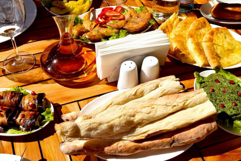 Georgian traditional cuisine